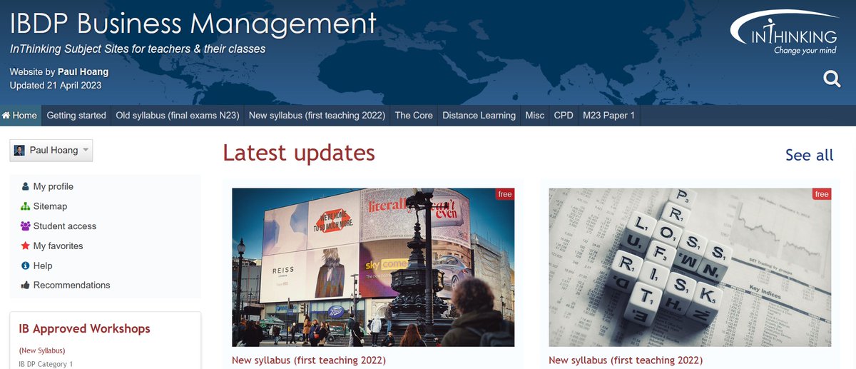 PaulHoang88's tweet photo. Many thanks to the 1,845 #IBDP teachers &amp; 19,133 students in 112 countries  who use #InThinking #IBBusinessManagement. 
Teachers can activate Student Access to give students free access, as well as setting tasks, quizzes, and assessments for their classes.
https://t.co/BJft0IkSGy https://t.co/6uvWUJRVac
