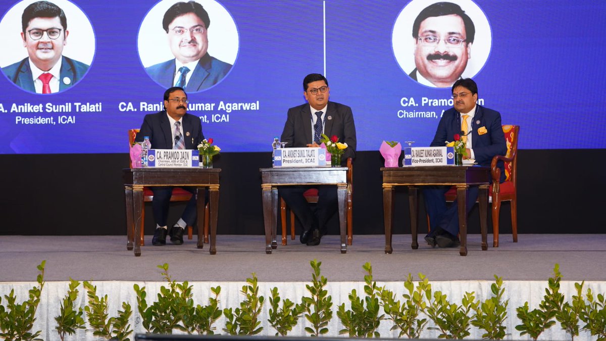 theicai's tweet image. #AccountingStandards Day celebrated by ICAI in the august presence of CA. Aniket S. Talati, President-ICAI &amp;amp; CA. Ranjeet K. Agarwal, Vice President-ICAI along with Past Presidents-ICAI, Central Council Members-ICAI &amp;amp; NIRC Office Bearers at New Delhi on 21st April 2023 #IndAS