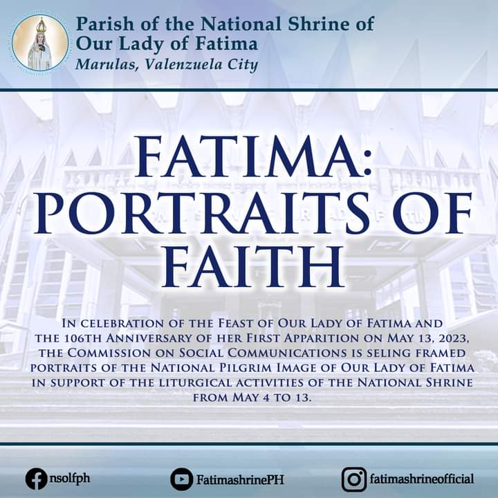 soccomfatima's tweet photo. Orders will be accepted until May 10, 2023, 5:00 p.m. only. For inquiries, please send a message to the Facebook page of the National Shrine of Our Lady of Fatima.

See more details at https://t.co/d0sPa2gp3K https://t.co/SOpEJnBJTp