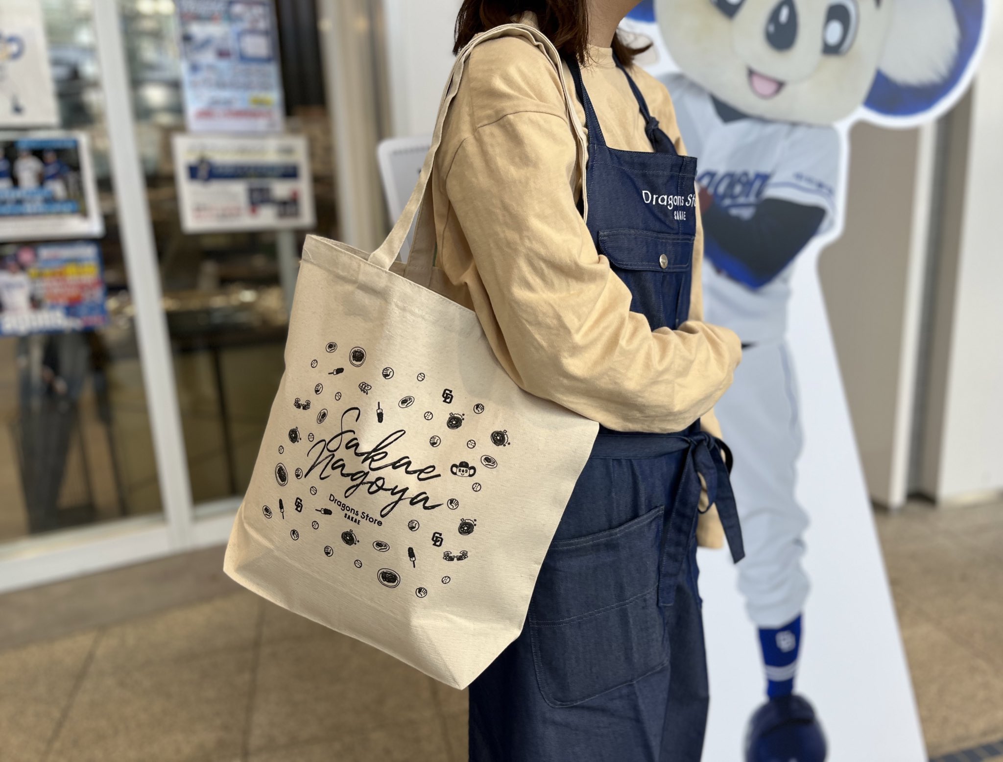 中日ドラゴンズ　Dragons X NEW ERA コラボ　トートバッグ 中日ドラゴンズ Dragons×NEW ERA トートバッグ