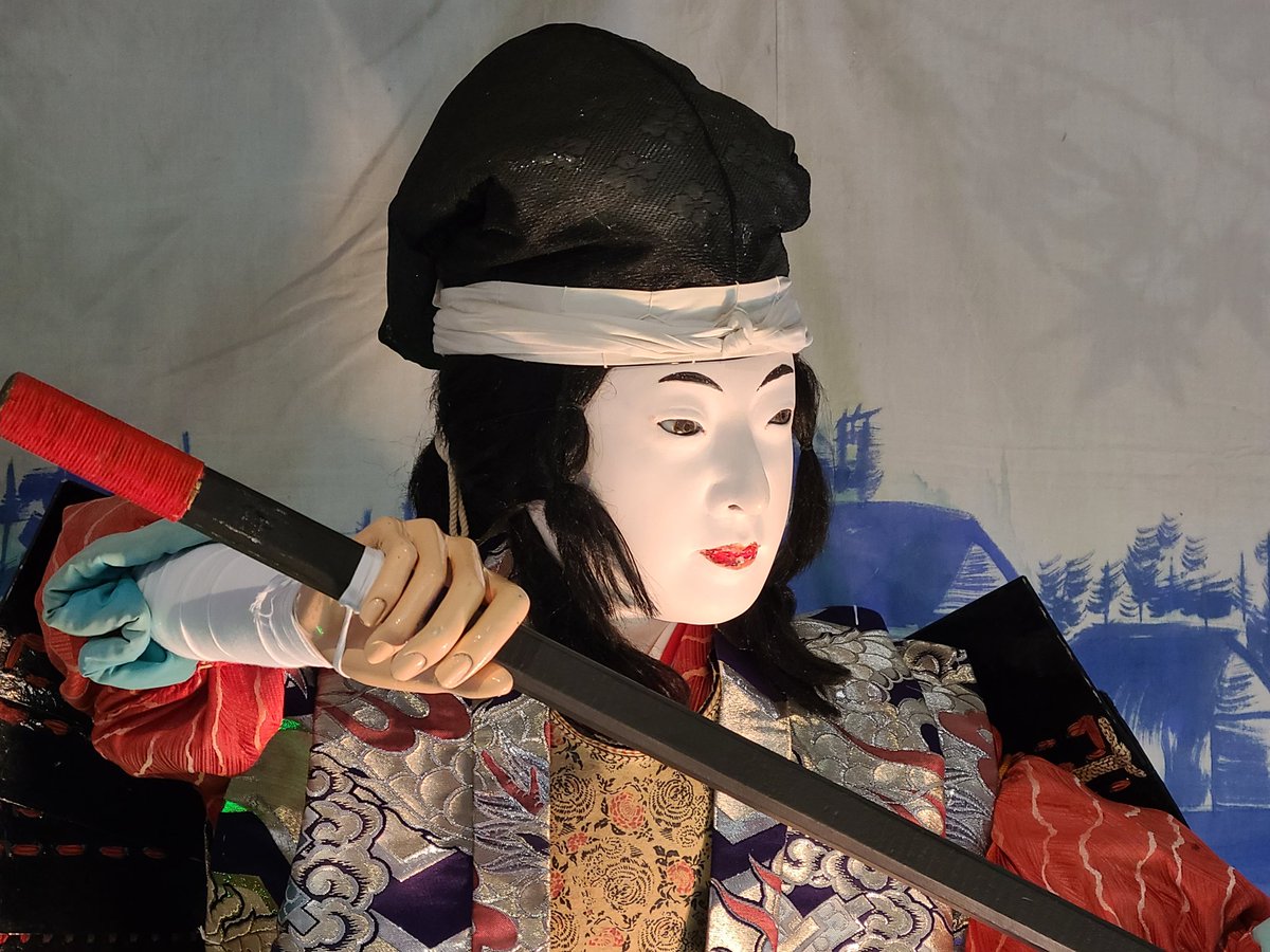 アクティ森の「徳川家康」人形が「田鶴と氏真」に変わりました。 #徳川