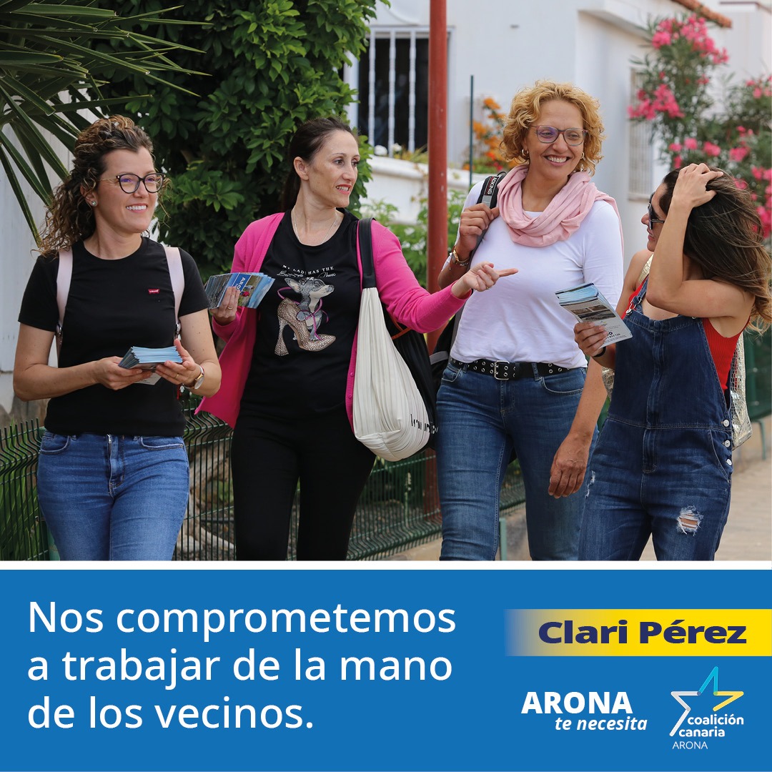 CCArona's tweet photo. Nos comprometemos a trabajar de la mano de los vecinos.
#AronaTeNecesita #CoaliciónCanaria #CCArona #Arona #Tenerife https://t.co/avFNUdkXu6