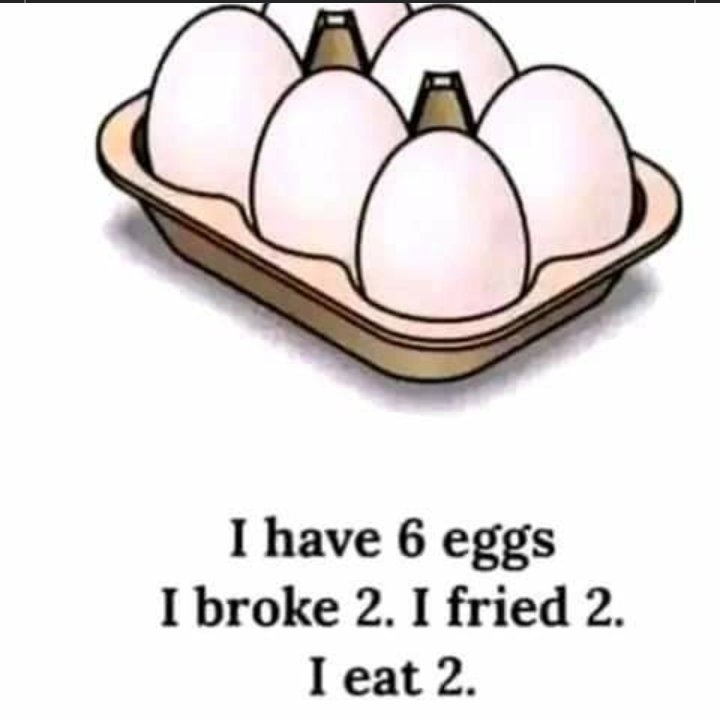 memon_Ahmad642's tweet photo. Can you solve this❓💸💳
#Memes #funny #egg #broken #eat #friends https://t.co/5MasKLaOPc