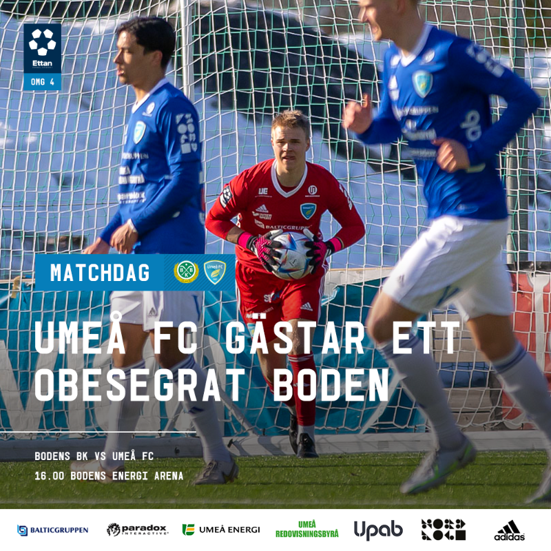 UmeaFC's tweet photo. 𝙈 𝘼 𝙏 𝘾 𝙃 𝘿 𝘼 𝙂 !  🔥

#BBKUFC #FörUmeå