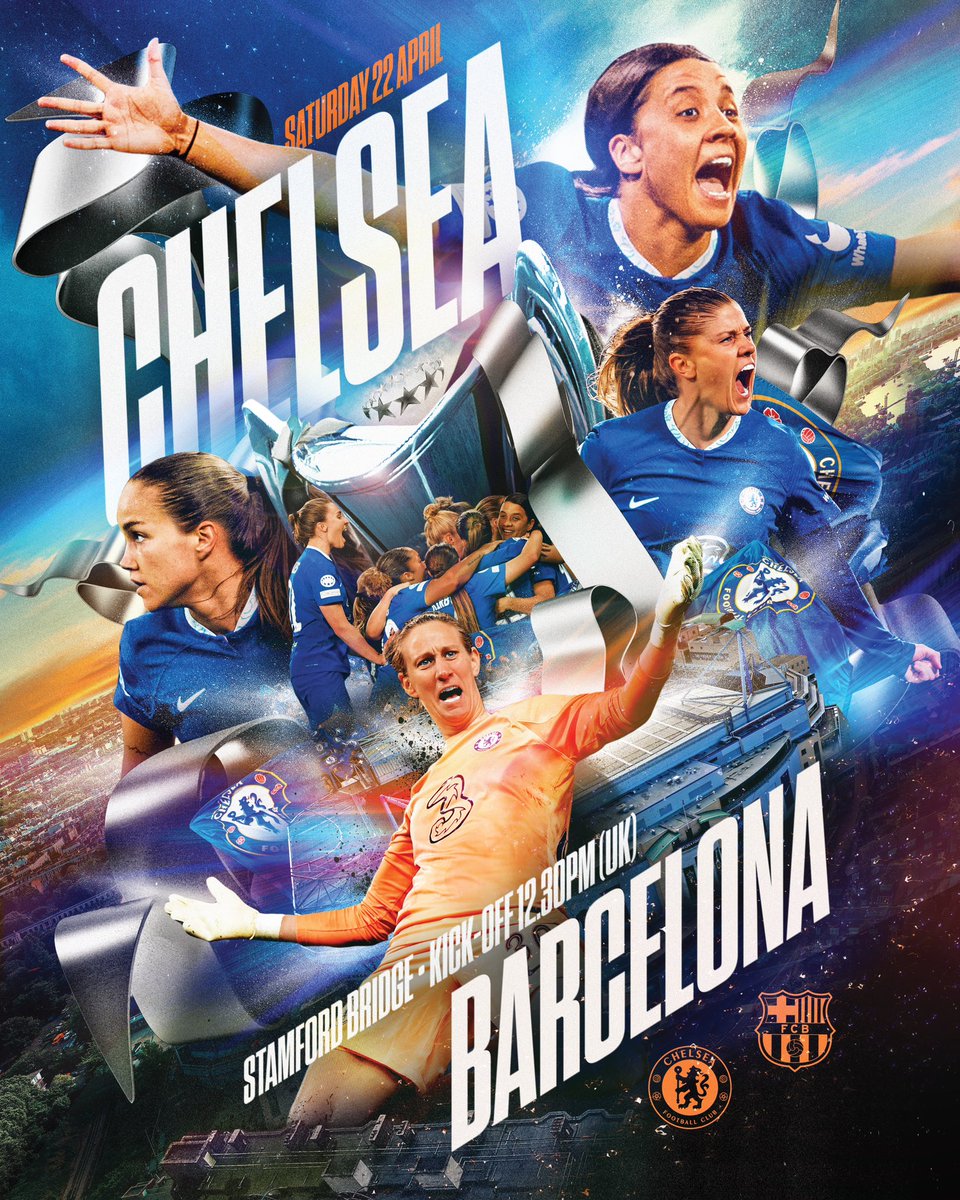 ChelseaFCW's tweet photo. COME ON CHELSEA! 💙

#UWCL https://t.co/3bMmkeSS5O