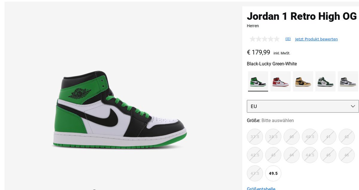 raffle_sneakers's tweet image. RESTOCK Jordan 1 Retro High Og on Footlocker

DE: rflsnk.link/TSf6y2BP
ES: rflsnk.link/h3Ou0PVu
FR: rflsnk.link/Y9woZCO6
IT: rflsnk.link/0znoQzCg
NL: rflsnk.link/XyFBa6oG
UK: rflsnk.link/ZVH4PGND