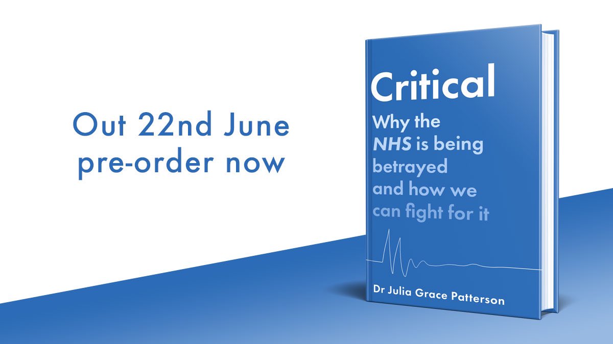 I have written a book about how politicians are wilfully destroying our public healthcare system. It’s a big deal that one of the biggest publishing houses in the world is publishing a book about NHS privatisation, and if we want it…