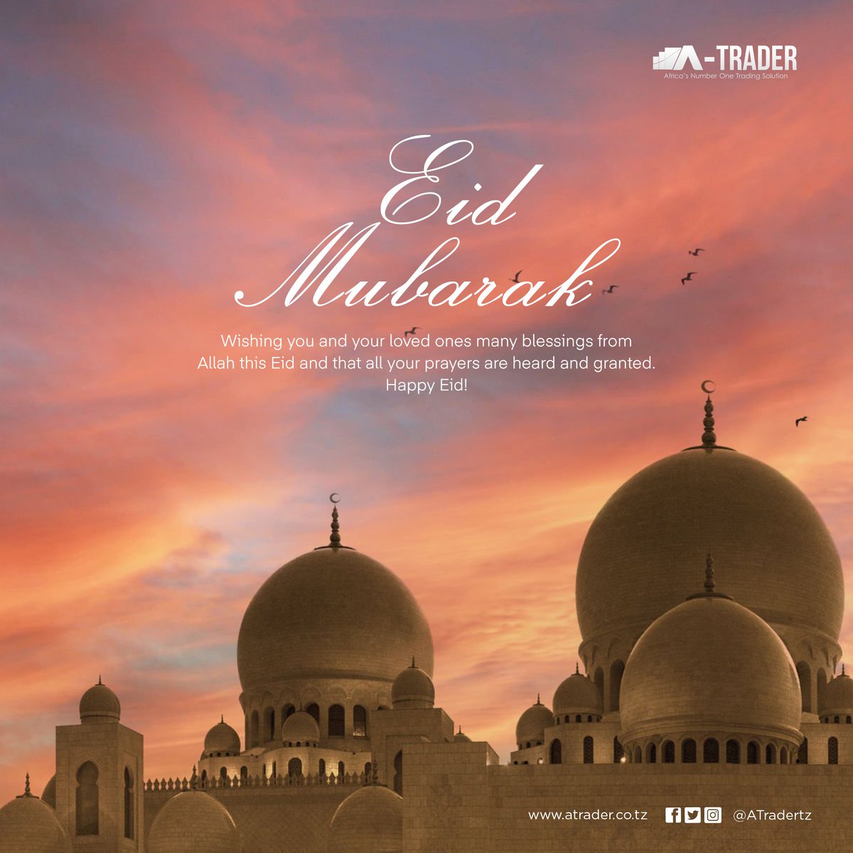 ATraderTZ's tweet photo. Eid Mubarak 🌙
#EidMubarak 
#Eid2023 
#EidMubarak2023 https://t.co/hszSOeB7oO