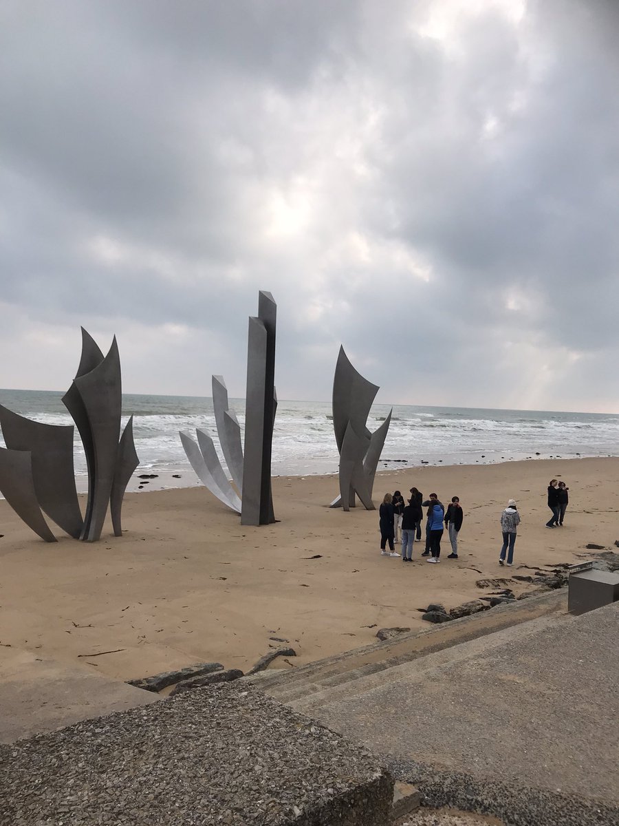 Friday’s visits included Omaha Beach and the American cemetery, the Bayeux tapestry, and our base for two nights Saint Malo. Great weather today! <a href="/MedfieldHS/">Robert Parga</a> #medfieldps part 1