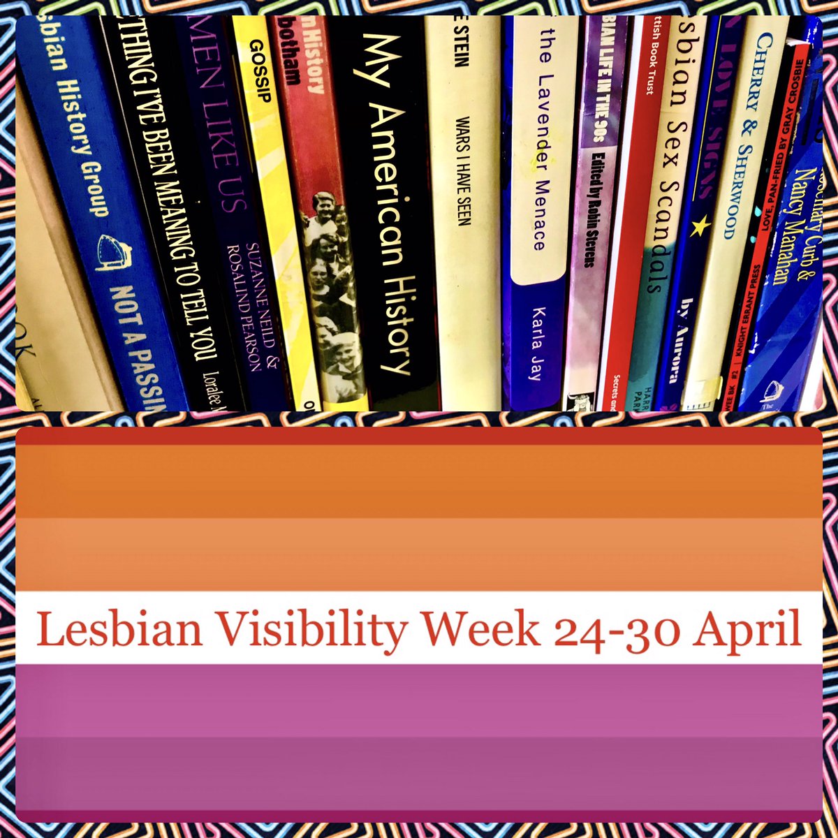 menacesof2019's tweet photo. We’re making lesbian writers visible! Visit us to see around 700 books as well as vintage lesbian periodicals, our collections of the works of Edinburgh novelist #IonaMcGregor and books owned by Glasgow activist #SheilaMcAskill. #lesbianvisibilityweek https://t.co/qDj3P6oruy