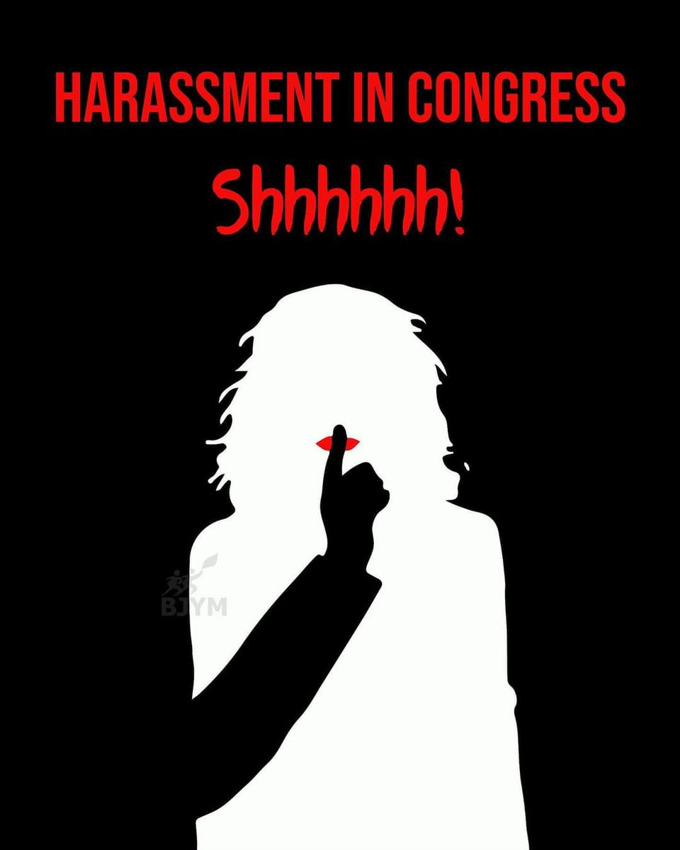 NNongpok's tweet photo. If you are a women and get harassed in the Congress party..you better #shhhh otherwise you get expelled ! 
#drangkitadutta Assam Youth Congress President gets expelled from Congress for raising her voice against harassment.
Congress Model of Women Empowerment. Simply Disgusted ! https://t.co/yGj6SGGEjX
