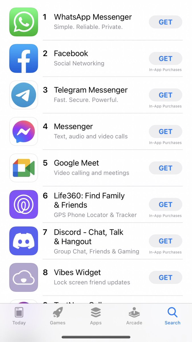 millescherrer's tweet photo. Woke up to Vibes Widget number 8 on US app store 💜

#1 by summer I promise

#appstore #ios16 #apps https://t.co/OkGkZIYNL9