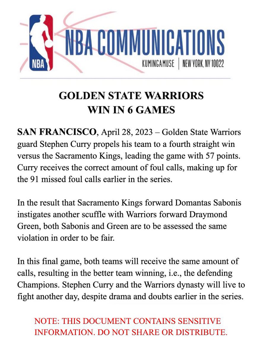 WarriorsShowYo's tweet photo. Who leaked this 💀💀💀 https://t.co/HdS8GuuA5o