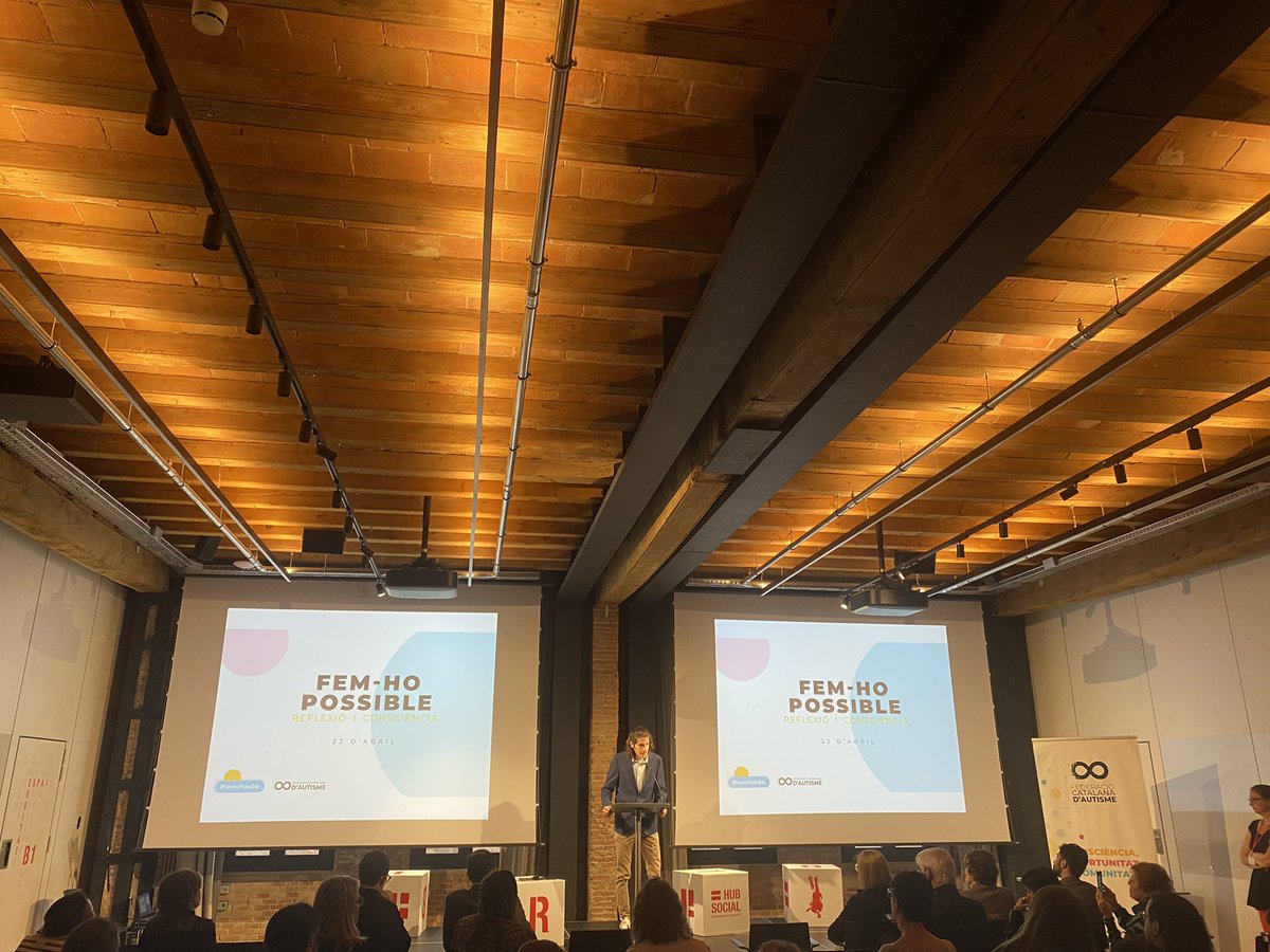 FedCatAutisme's tweet image. .@martigruas: “Magradaria reivindicar a la Generalitat que parli amb totes les organitzacions implicades amb l’autisme i aconseguir un únic objectiu, que cada vegada siguem menys invisibles.” #FemHoPossible