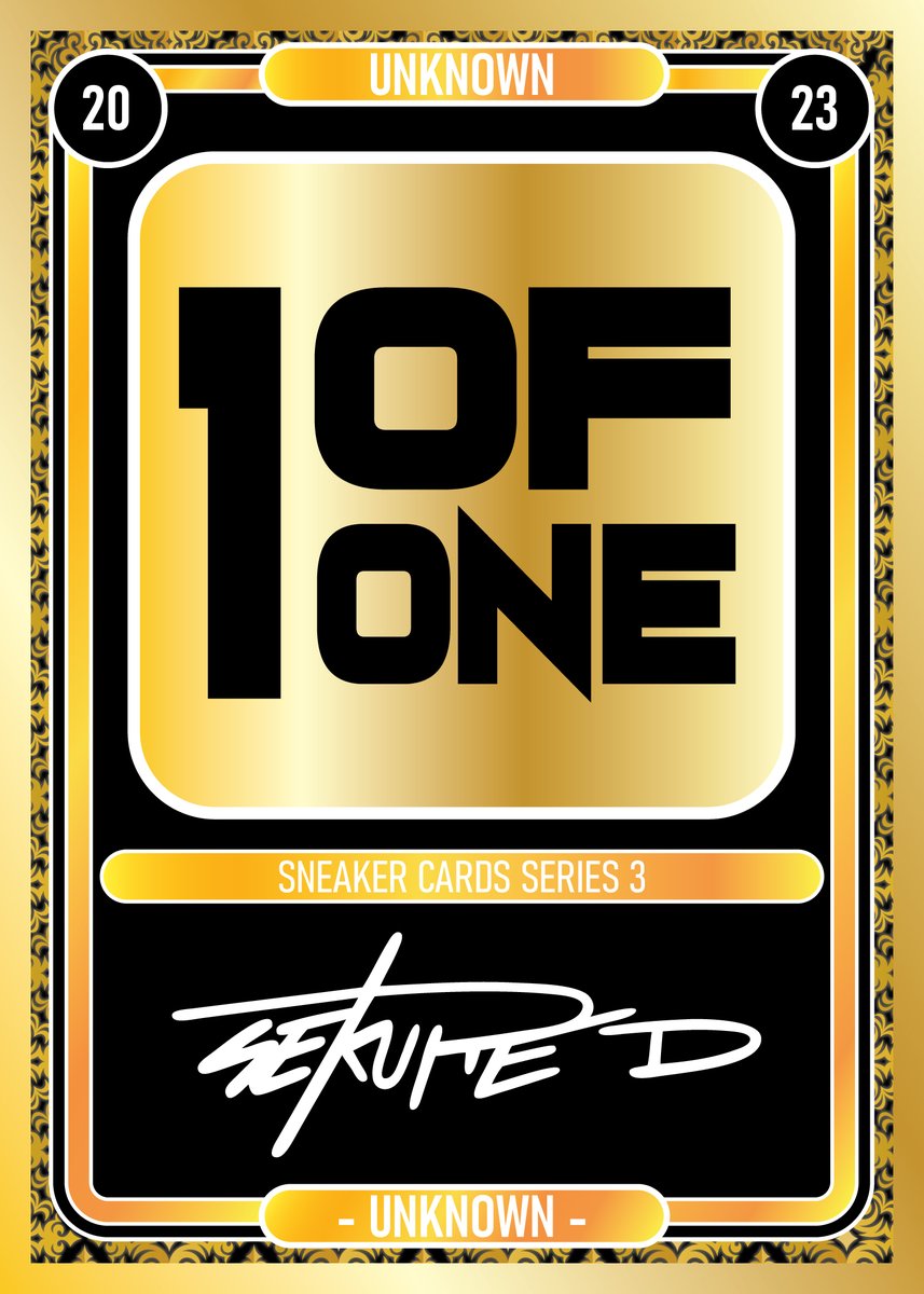 Sneaker_Cards's tweet photo. GM!
We are busy working away on Series 3 for Sneaker Cards and will begin to release teasers for the completion of our Genesis collection in the next week.

Until then, be sure to keep an eye out for streams, spaces and more announcements!
Have a great weekend https://t.co/fqPuOvyV0N