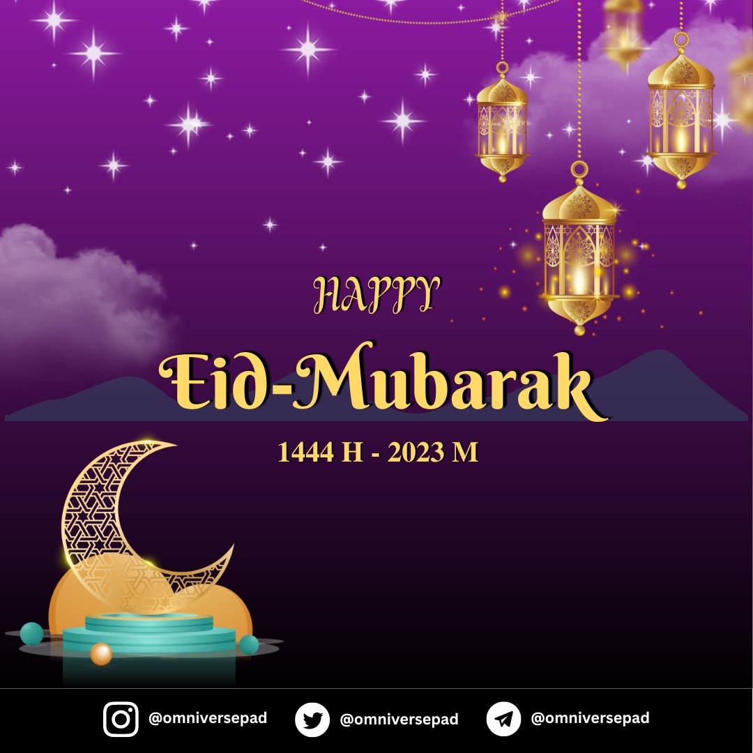 omniversepad's tweet photo. Hi Omnilovers 💞💞

HAPPY EID - Mubarak 1444 H - 2023 M 

on this fitri day, may we all be blessed in achieving victory after a full month of fasting ❤️❤️

#eimubarak #idulfitri2023 https://t.co/2OT5h5dc4K