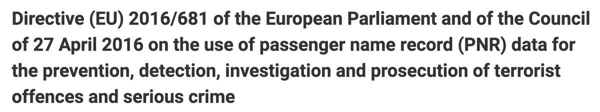DPL_rewind's tweet photo. on this day in 2016 were formally adopted the #GDPR, the 'Law Enforcement #DataProtection Directive', and the EU #PNR Directive https://t.co/4pqSS9GHGV