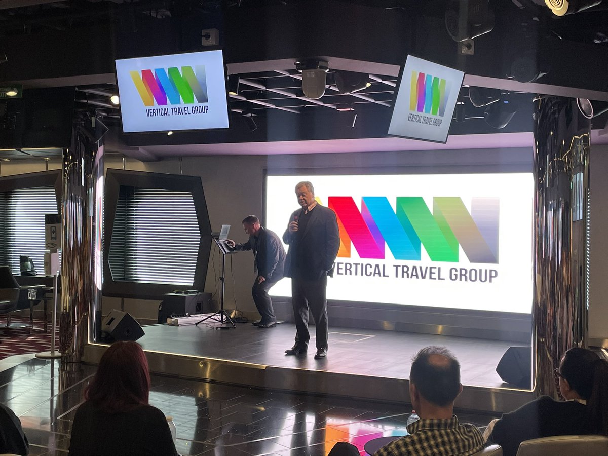 Vertical Travel Group CEO Peter Healey opening Day 2 conference sessions… 30 years since establishing the business! #vtgconf23