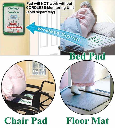 Annawu56's tweet image. Wireless Fall Prevention Alarm:
Foldable, Waterproof Bed, Floor and Chair Sensor Pad Alarm
Used on a variety of beds, chairs and wheelchairs.
with caregiver pager, can be used in home, care facility, clinic and hospital.

#fallprevention #fallalarm #fallalert #falldetect
