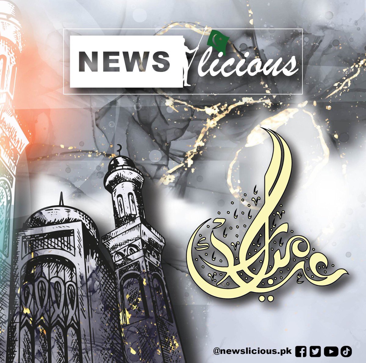 newslicious_'s tweet photo. Eid Mubarak to all

May ALLAH protect us all individually and collectively from all diseases and harms
And bring unity, success and glory for Ummah. Aameen

Dnt forget to subscribe my channel 
👇 
https://t.co/eDn3AXb1if

#Newslicious #EidAlFitr #EidAlFitr2023 https://t.co/jetakeacVX