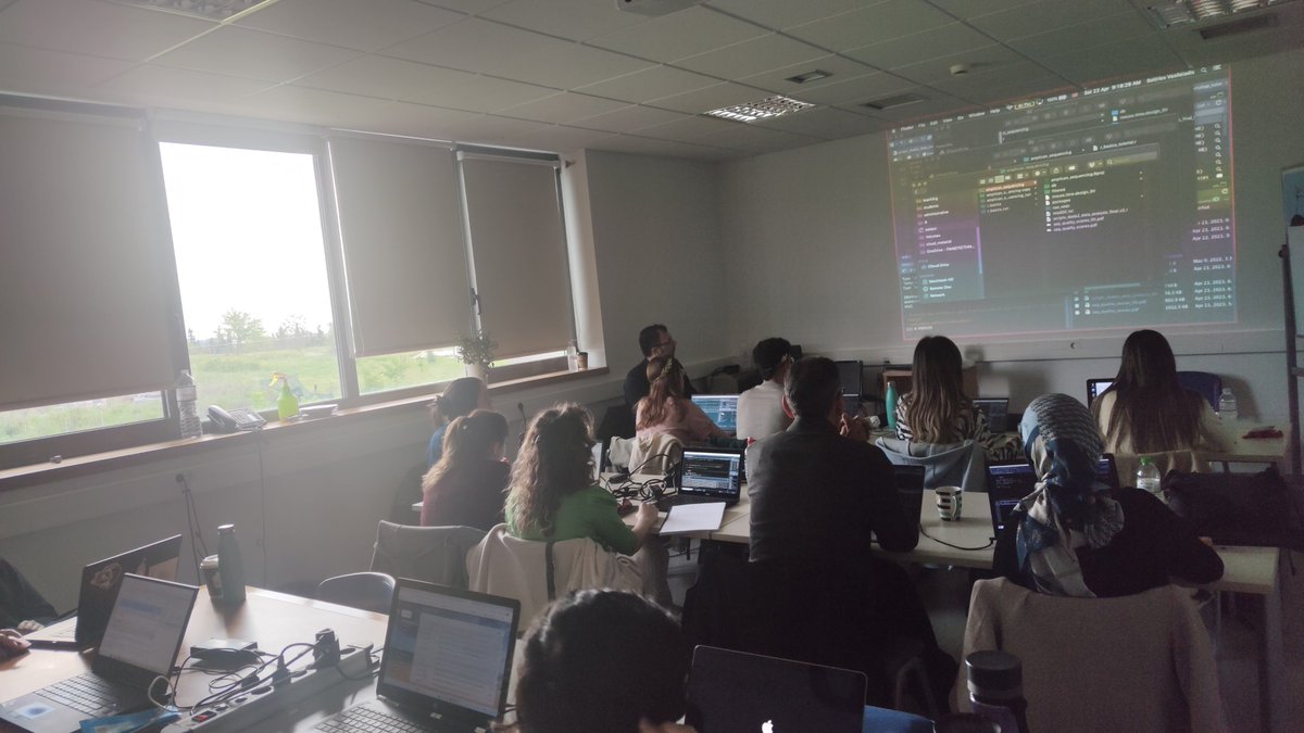 Rising early on a Saturday to continue our journey in coding! Stamina and dedication by all our training school participants! A worthwhile dissemination action for a useful research tool <a href="/plant_env/">PlantEnvBio</a> <a href="/PrimaProgram/">PRIMA Program Mediterranean Partnership 🇪🇺</a>