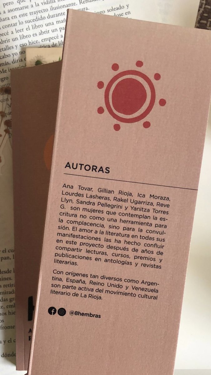 8HEMBRAS's tweet photo. @kalisdice #HembrasElLibro es una obra coral que hemos creado entre 8 autoras, una ficción literaria compuesta por treinta relatos y microrrelatos de estilo muy heterogéneo. 
Ser •Hembras• 
es decidir cómo afrontar los peligros y todas las opciones sirven ¡¿Todas?!
https://t.co/gpnSklYemv https://t.co/cmtG5OAc9L