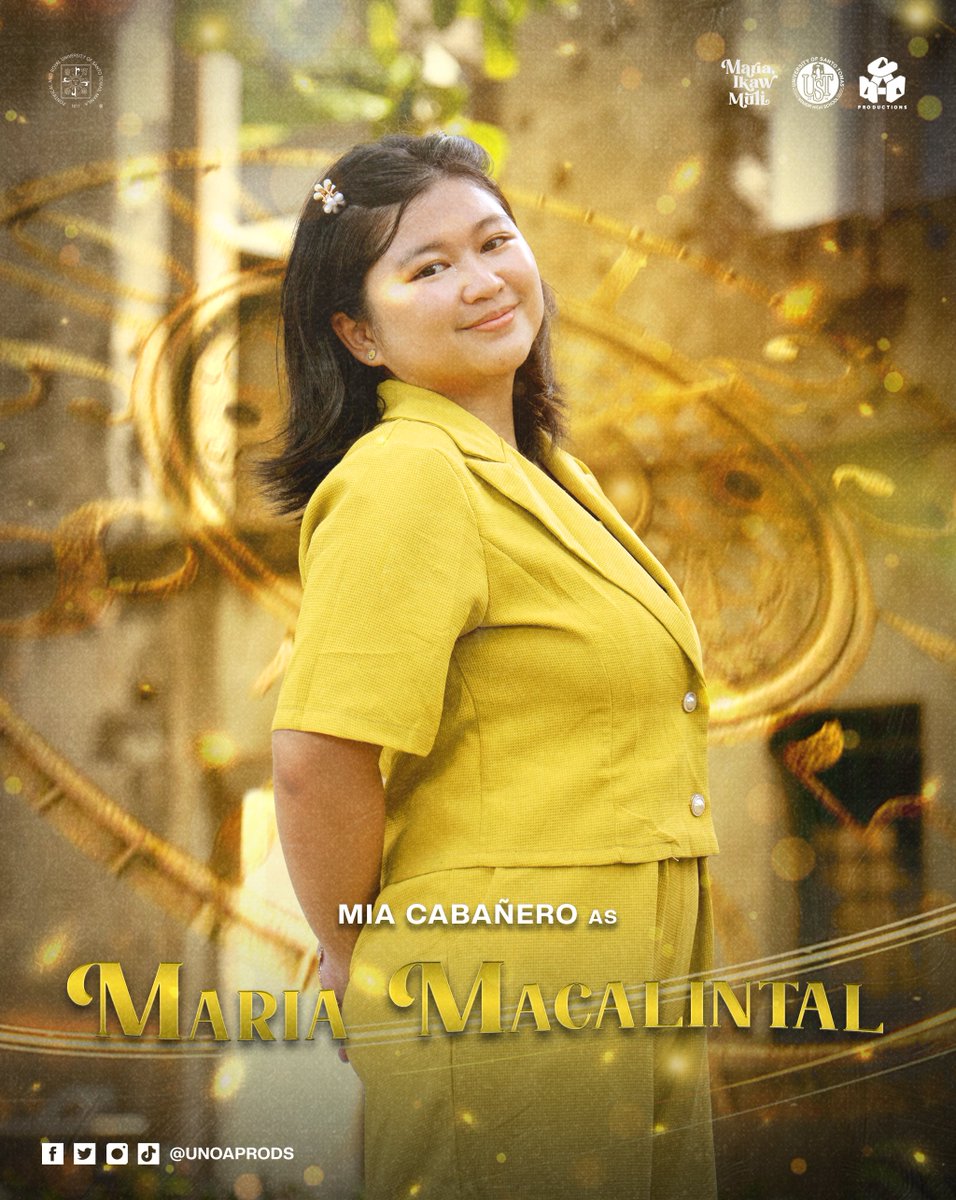 UNOAProds's tweet photo. ✨ "Kamusta? Ako si Maria Macalintal. Ang nais ko ay ang makapiling ang aking mga minamahal sa buhay, kung kaya't alam ko na kung sino ang dapat kong piliin."

Panuorin si Maria Macalintal sa paparating na pagtanghal ng 🌺 MARIA, IKAW MULI: Modernong Kwento ng Bundok Makiling! 🌺 https://t.co/4Lg6cw6DPD