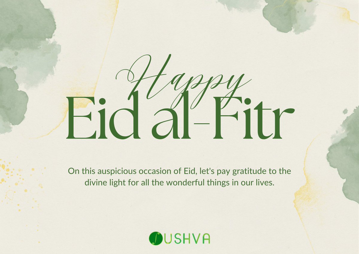Ushva2014's tweet photo. On Eid-al-Fitr, may Allah fill your mind with new, fresh ideas and give your life more purpose. Eid Mubarak! https://t.co/NISeGmNtR9