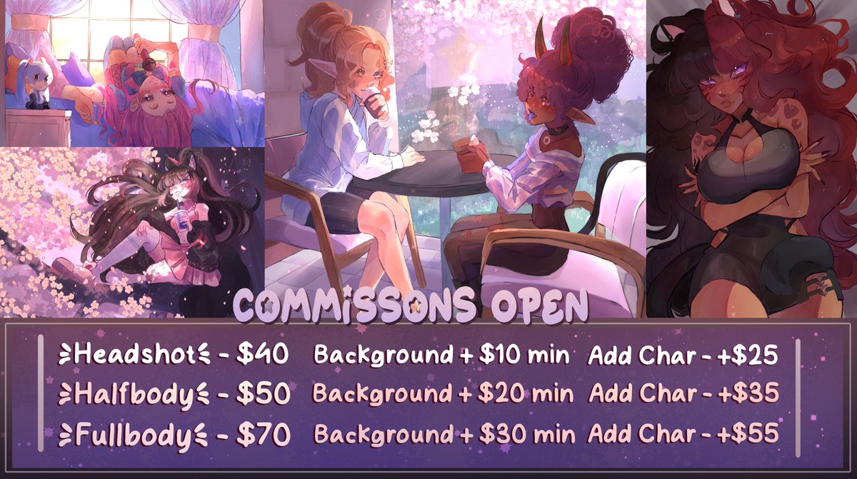 YourbuddyAxel's tweet photo. ★｡･:* Comm sheet *:･ﾟ★
(thank the mfkn lord i got one finally)

★ RT's Appreciated ★
#commissionopen #Commission #BlackArtist #vartist https://t.co/pt5npEqxx9
