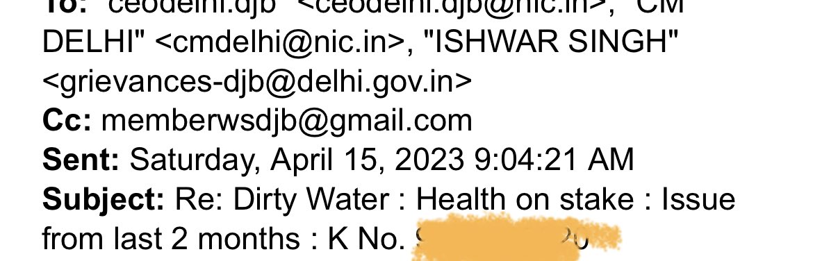 arpit77arpit's tweet photo. @ArvindKejriwal Dirt Water complain pending from last 1year. Despite os sharing Email to CM &amp; @msisodia Desk.
Can you please help so we can get clean water supply. https://t.co/4iMXeyiqJO