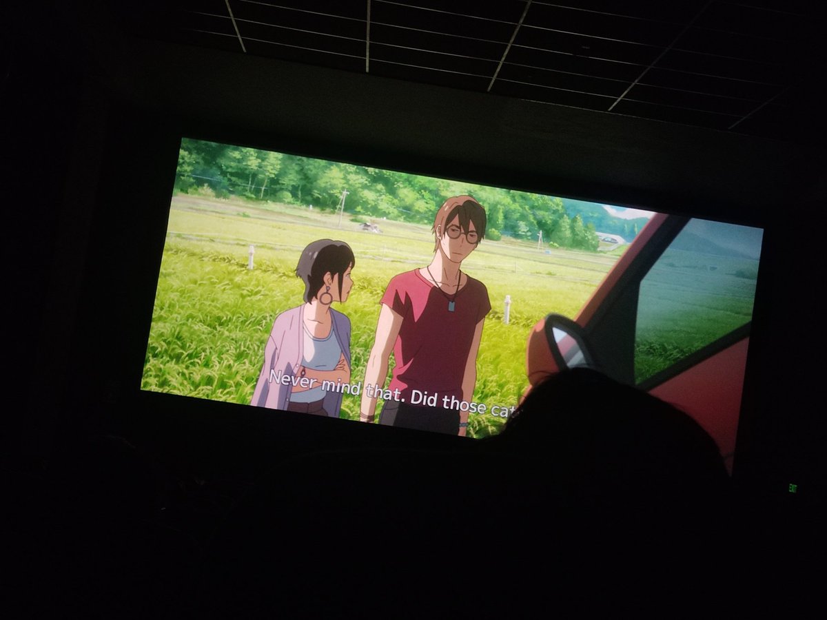 sreedhar_45's tweet photo. Just watched #suzume My first ever experience of watching anime in a theatre. Will remember this day forever. The deadly combo #Makato shinkai and #Randwinps band did it again. But an avarage one from Makato. Thank you #pvr for bringing anime to India. https://t.co/ix1ocB2EBm