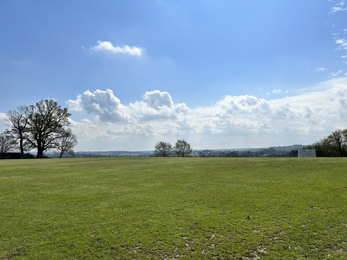 Finally the weather has turned. A fine day for <a href="/Chipstead_FC/">Chipstead FC</a> u9 girls match vs T.Wells. Could even play cricket! <a href="/CDJFL1/">C&DJFL</a>