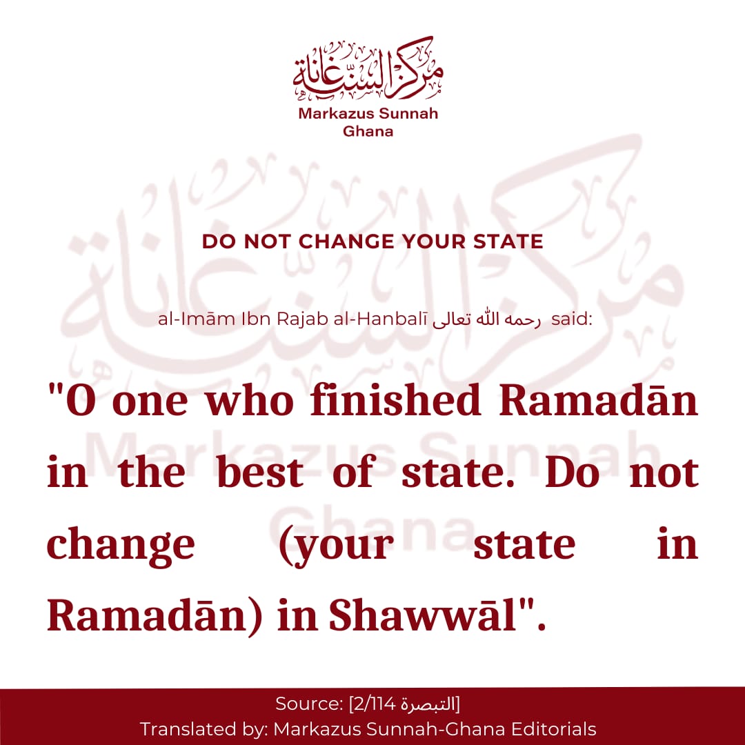 Do Not Change Your State