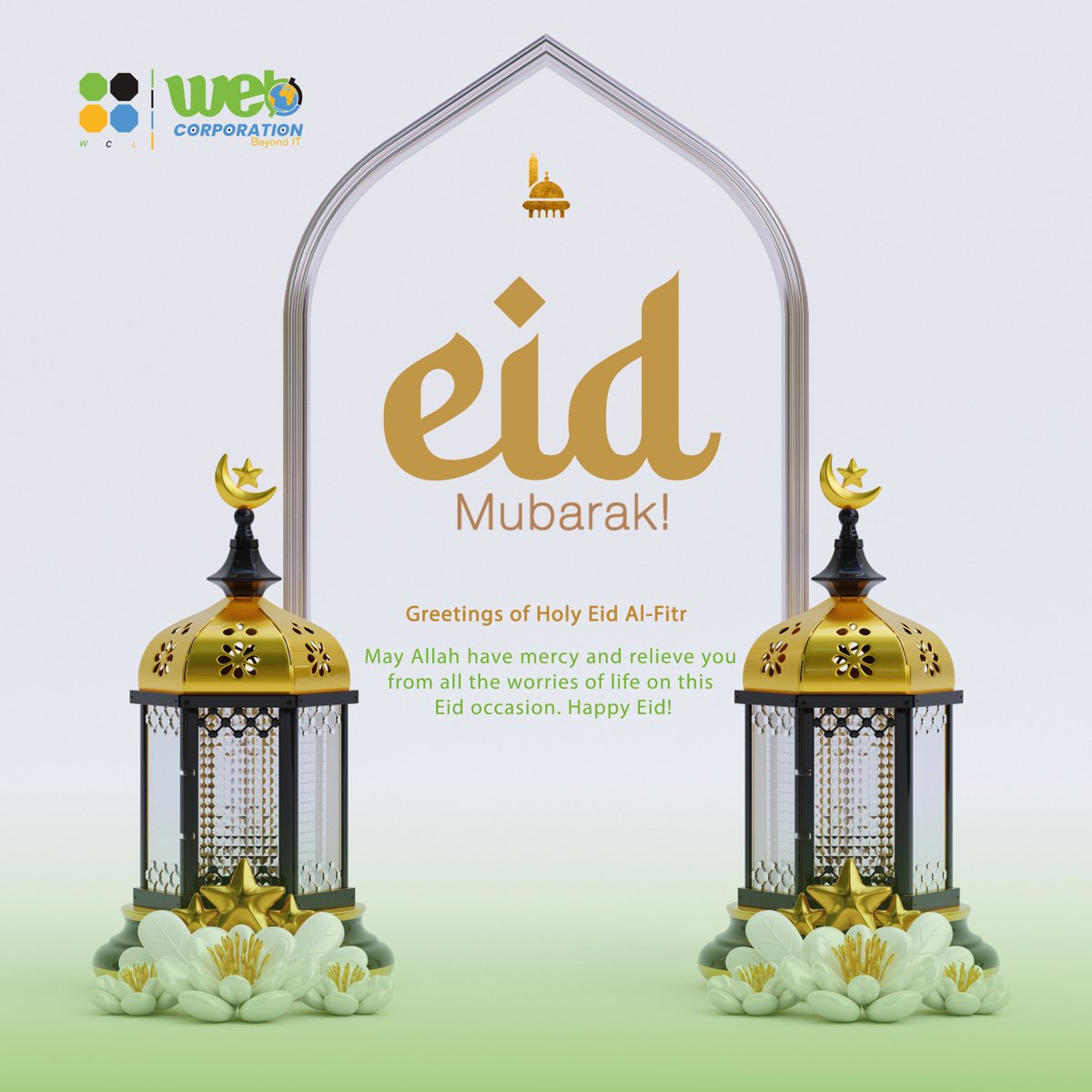 web_corpltd's tweet photo. Web Corporation wishes you all Eid Mubarak! https://t.co/1dnkf1X5p4