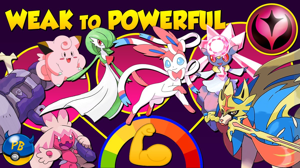 PokeBinge's tweet photo. We ranked every FAIRY-TYPE Pokémon: Weak to Powerful: https://t.co/EoYQ4lA6Bz https://t.co/ex4ArOVQC5
