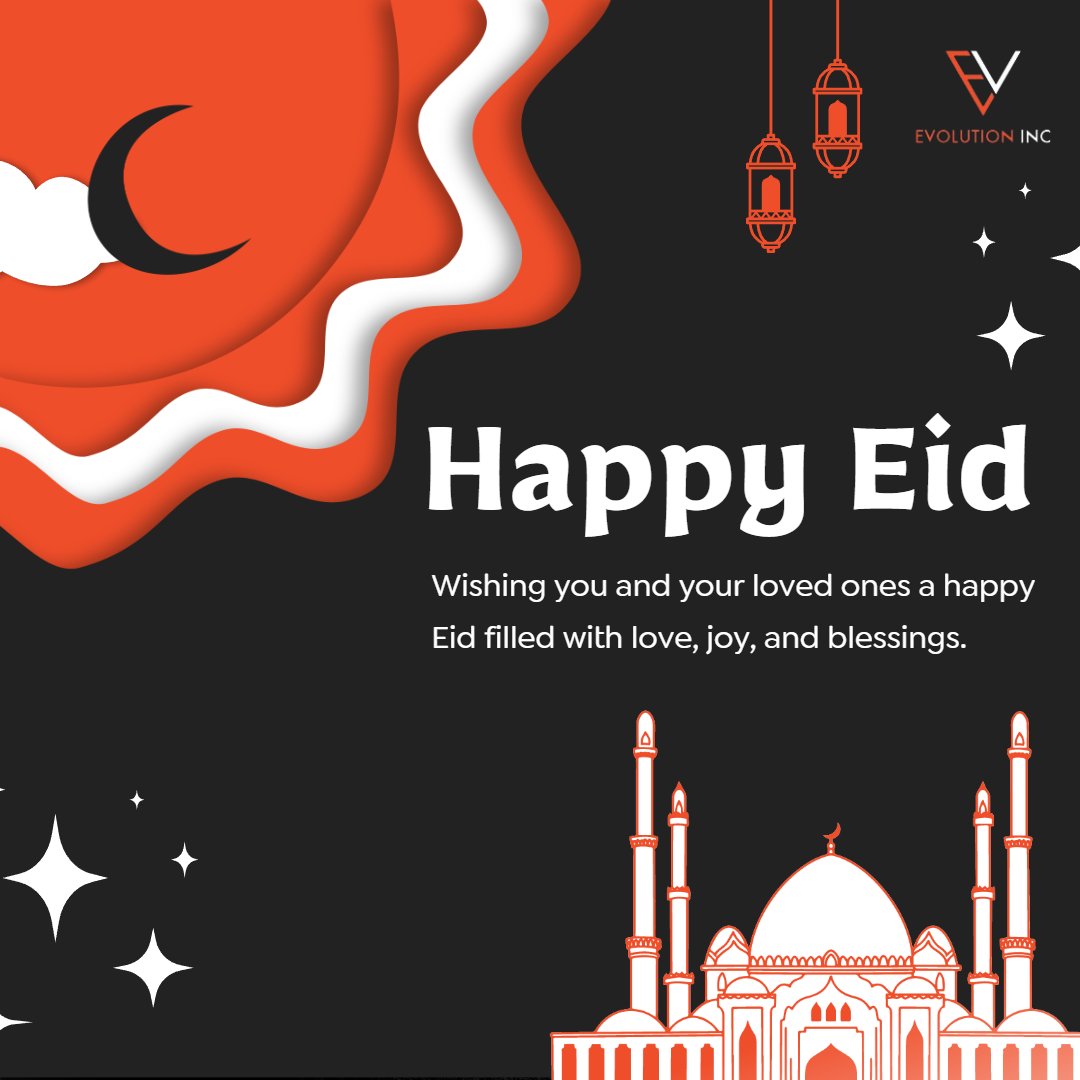 evolutioninc_'s tweet photo. Eid Mubarak! May this special day bring you happiness, peace, and prosperity. Have a blessed celebration with your loved ones.

#happiness #festival #eidmubarak https://t.co/K260utA9qj