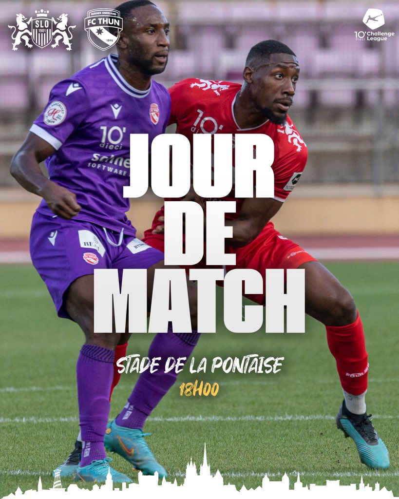 FC_SLO's tweet photo. ๐ฅ ๐ฑ๐๐๐ ๐
๐ ๐๐๐๐๐ ๐ฅ
๐ dieci Challenge League - Journรฉe 30
๐ @fcthun_official
โฐ 18h00
๐๏ธ Stade de la Pontaise
ALLEZ STADE ! ๐ดโช๏ธ
#AllezSLO ๐ฆ #SLOTHU #Stadiste https://t.co/7sWg84QP5j