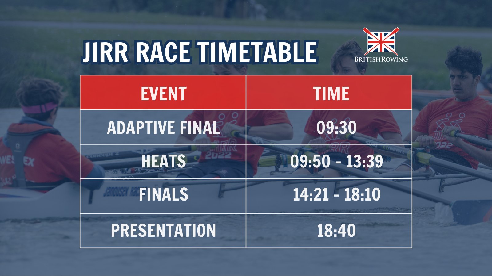 British Rowing on Twitter "It's less than an hour to go until the