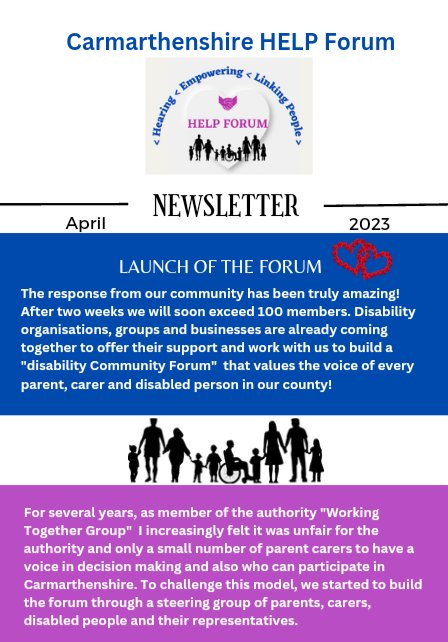 Carmarthenshire HELP Forum tweet media