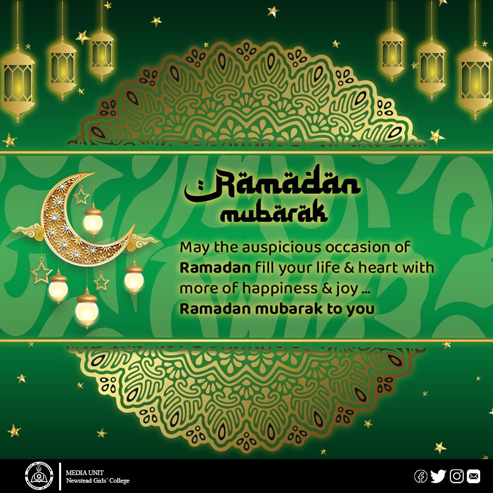 voiceofnewstead's tweet photo. May the holy month of ramadan set your spirit alight !!

#ramadanmubarak 
#voice_of_newstead 
#Newsteadgirlscollege https://t.co/ks5B6182Ew