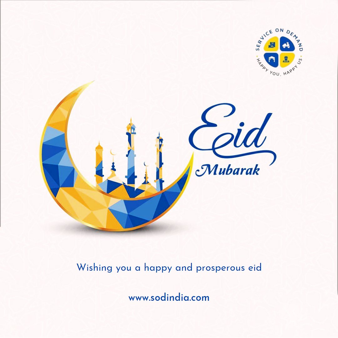 Serviceondeman3's tweet photo. Eid Mubarak ✨🎉
.
.
#serviceondemand_sod
#sodindia #happyramadan #ramadan #jaipur #rajasthan #reel #viral #trending #festival https://t.co/34Q2CQdIFA