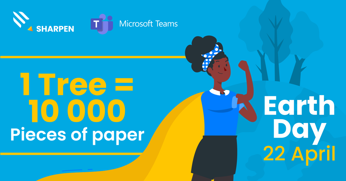 sharpennotes's tweet photo. Did you know that the average American office worker uses about 10 000 sheets of paper per year, that is about 1 tree per person per year? You can reduce your carbon footprint, leave the paper notes &amp; download #SharpenNotes, here: https://t.co/478ILj2PLG 
#EarthDay https://t.co/pL1wi6jxPk