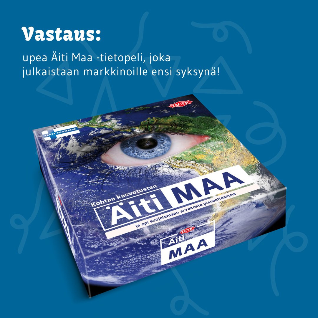 Tänään 22.4. on YK:n julistama Äiti Maan päivä. Esittelemmekin ylpeydellä Äiti Maa -tietopelin, jonka ideoinnista suuri kiitos kuuluu kestävyys- ja luontokasvatukseen perehtyneille kasvatustieteiden opiskelijoillemme. 💚

Esittelyvideo <a href="/TacticGames/">Tactic Games</a> 👉 youtube.com/watch?v=hHJ4IH…