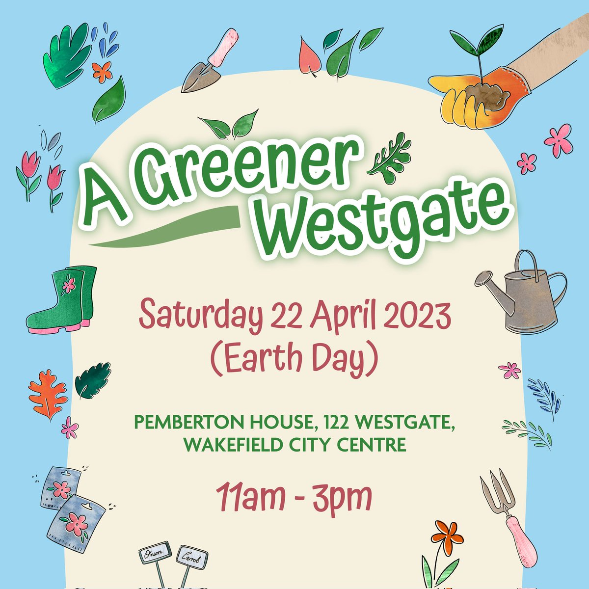 HepworthGallery's tweet photo. A reminder to join The Hepworth Wakefield learning team today for #EarthDay activities at Pemberton House &amp; the creation of a new micro urban garden for Wakefield.

https://t.co/2dRLIRkwJ0
 
@MyWakefield @HistoricEngland #EarthDay2023 https://t.co/c7wy0UsN0M