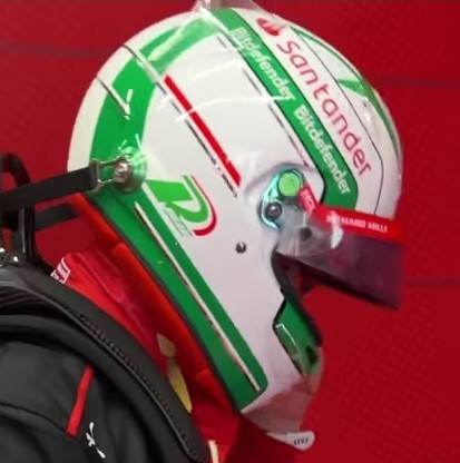F1HLM's tweet photo. Helmet design of Davide Rigon, Scuderia Ferrari   #rigon #daviderigon #ferrari #scuderiaferrari #helmet #f1 #formula1 https://t.co/N8IjeqWuMd