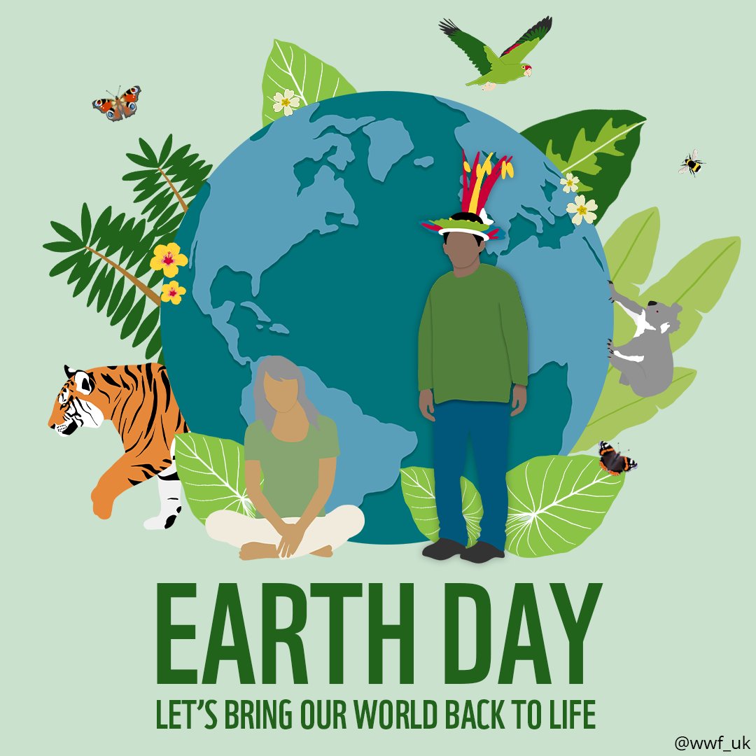 wwf_uk's tweet photo. Act on your love of nature this #EarthDay 🌍

Our planet and the wonderful species that inhabit it are at risk. But if we act together, we can bring our world back to life.  

Are you with us? 🤝
 
Discover ways to take action here in the UK. 👇
https://t.co/v9fJ0JaLLU https://t.co/WvstVphrcf