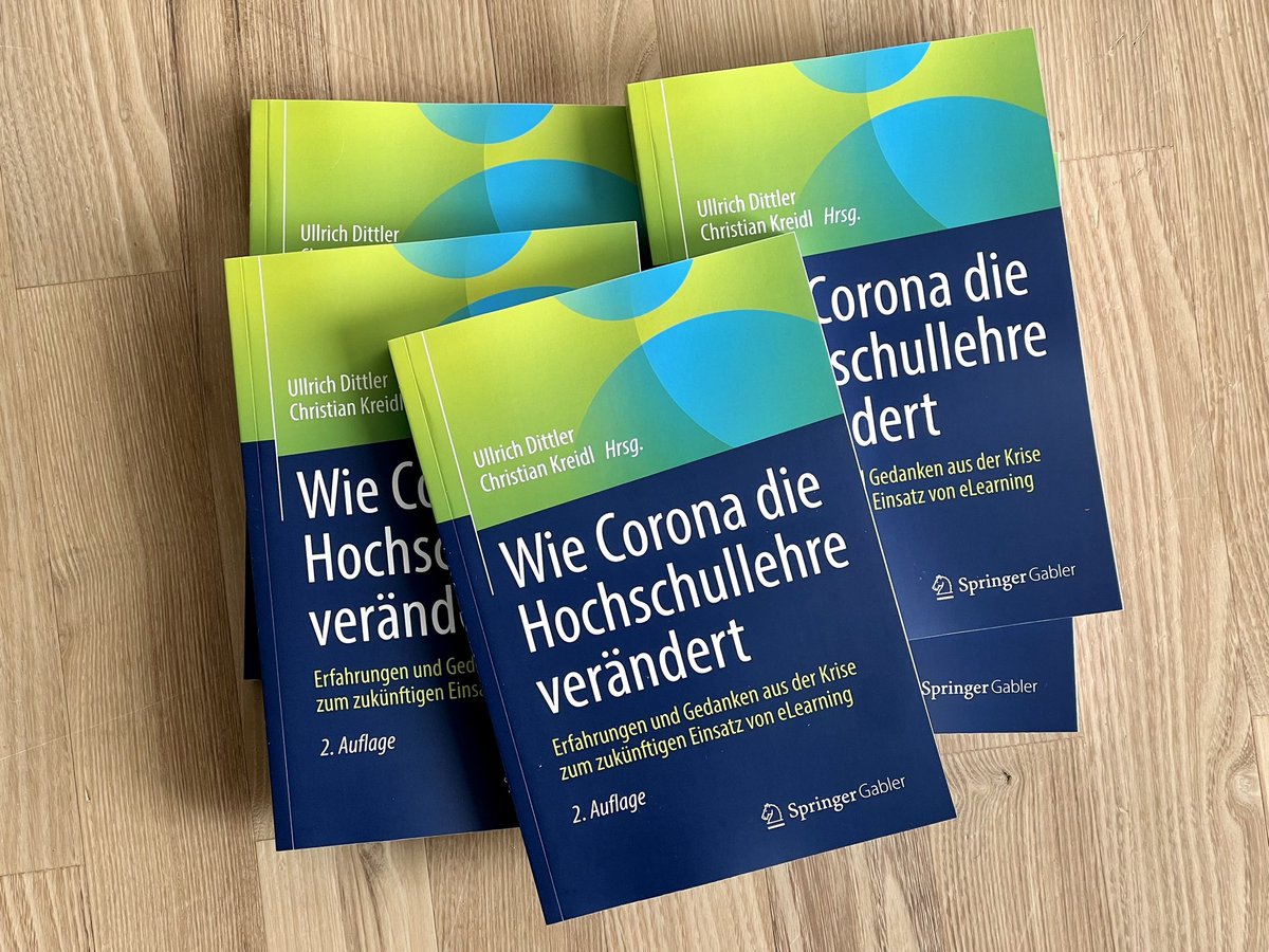 Nun auch als gebundenes Buch erhältlich! Die überarbeitete und ergänzte 2. Auflage des Buches "Wie Corona die Hochschullehre verändert" ist nun neben dem eBook auch als Printversion erschienen: Unter doi.org/10.1007/978-3-… finden Sie weitere Informationen zur neuen Auflage.