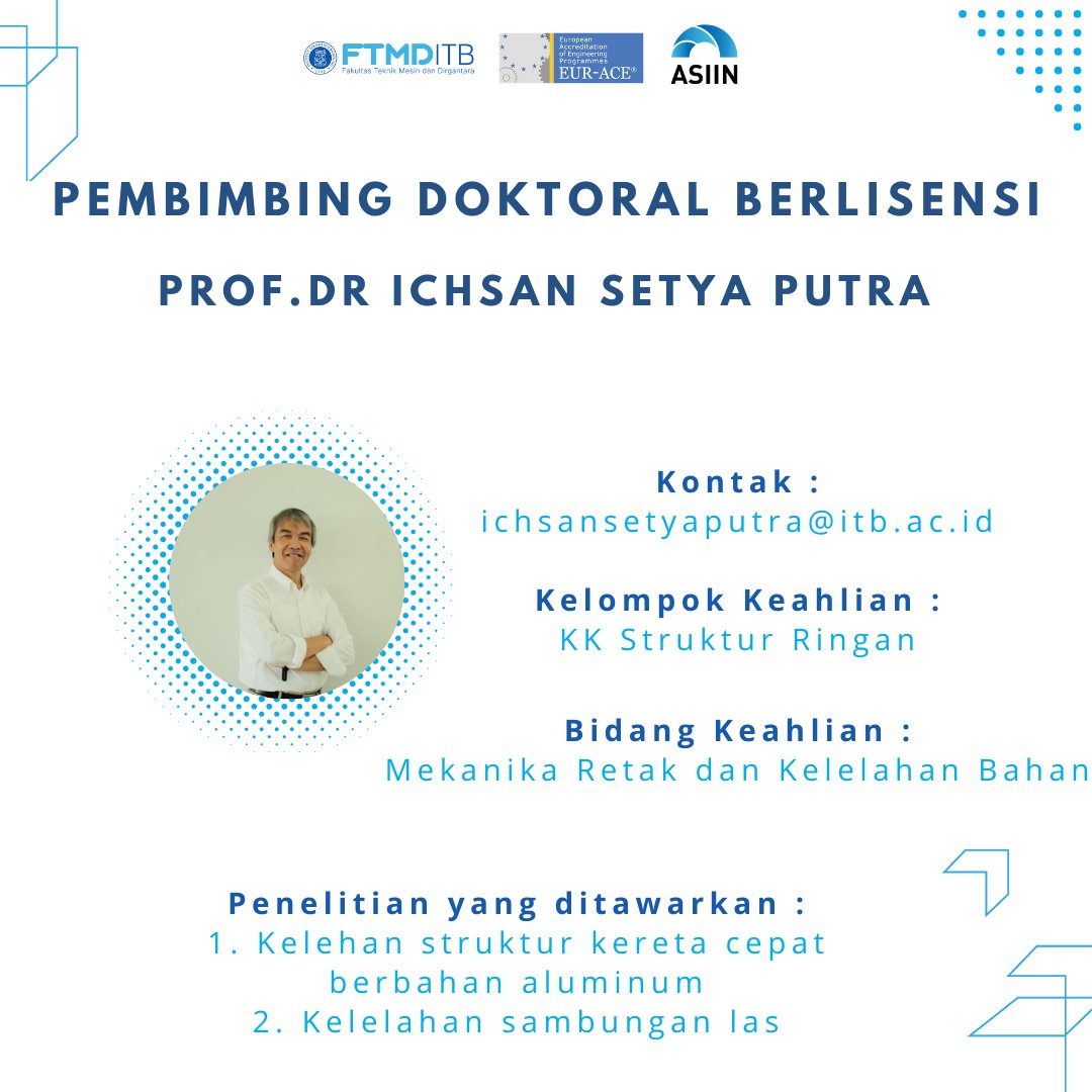 ftmd_itb's tweet image. Meet our licensed doctoral supervisor from FTMD ITB, who is experienced and ready to help you achieve your doctorate degree in your field of interest!

Read more on ftmd.itb.ac.id/id/program-stu…

#PostGradSchool
#DoctoralDegreeProgram
#FTMD
#ITB