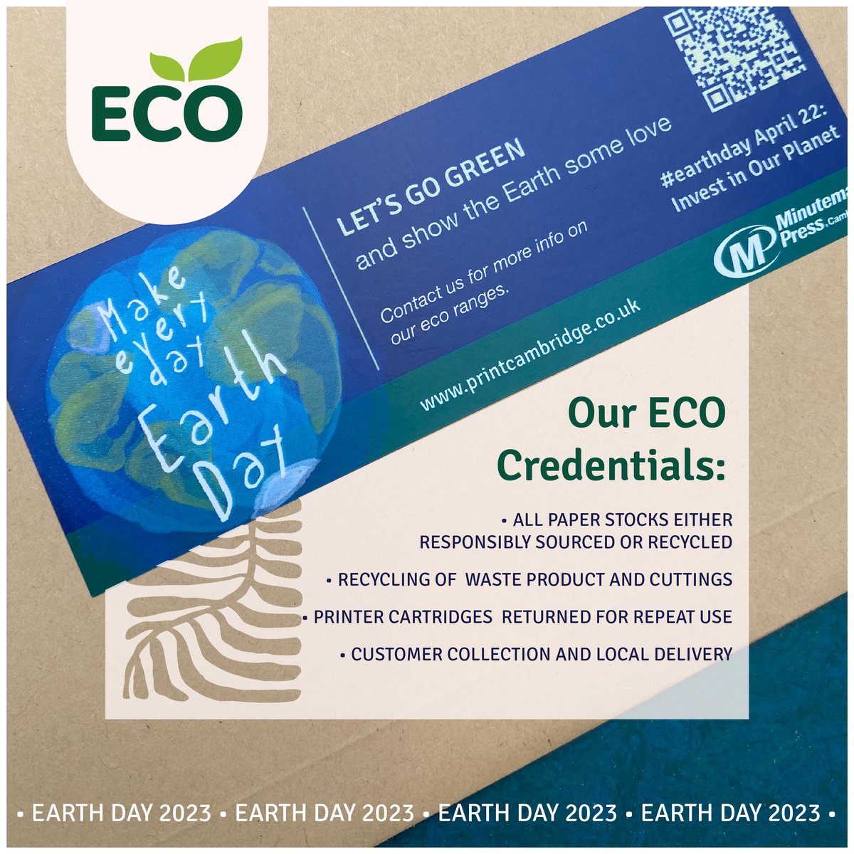 Earth Day 2023 - Let's Go GREEN!

Ahead of today's Earth Day, our orders have been going out with QR codes printed onto custom stickers - the code linking to the global day's official site: earthday.org/earth-week-liv…

#earthday #printgreen