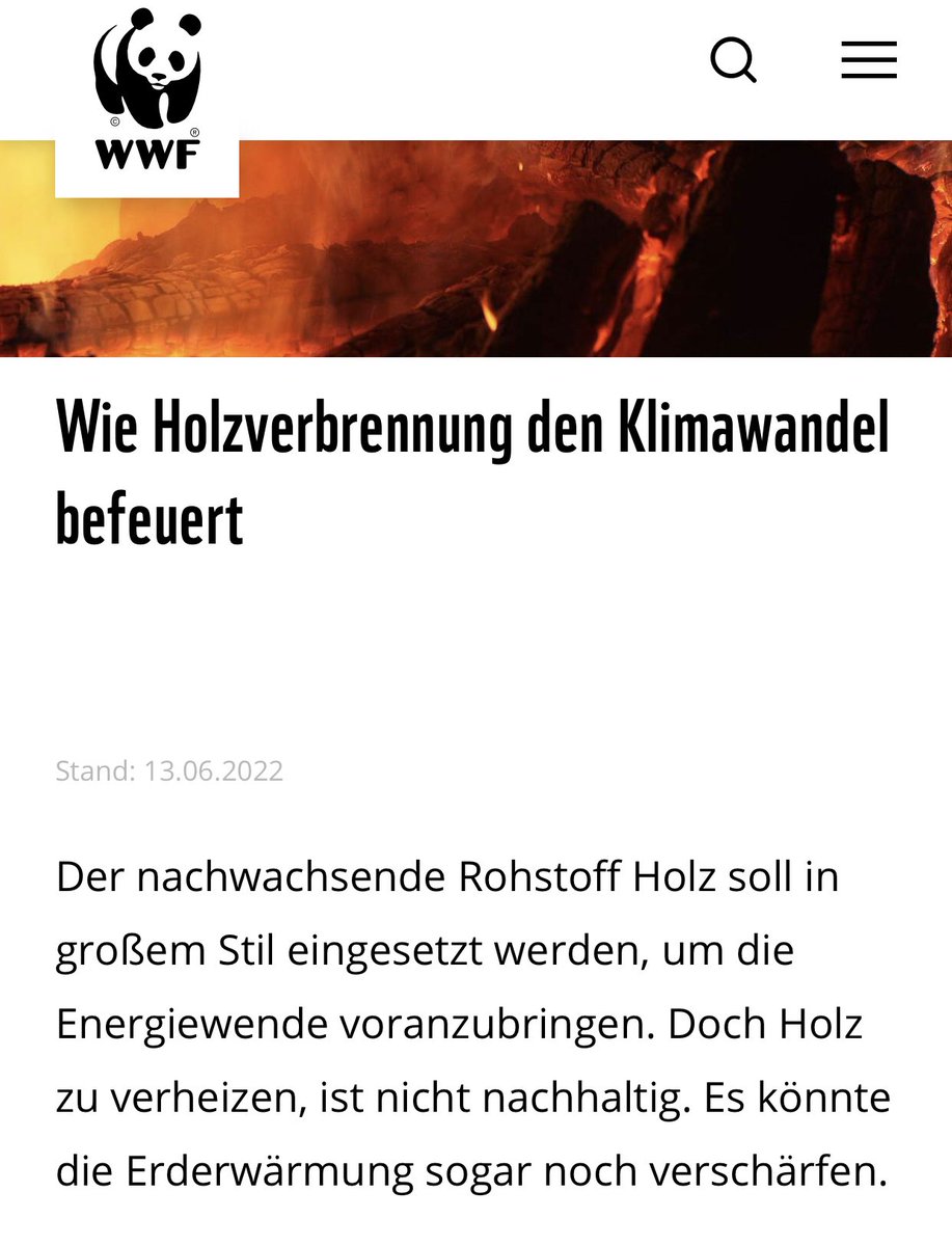 UMilatz's tweet photo. @CSU #Klimaziele können nicht 30+ Jahre warten.
Holzverbrennung produziert #CO2, ist klimaschädlich & hindert unsere kurzfristigen #Klimaziele zu erreichen.
Das freigesetzte CO2 bindet Holzwiederanbau wieder, jedoch über einen zu langen Zeitraum.
Stoffliche Substitution ist der🔑. https://t.co/0H53pxHlTz